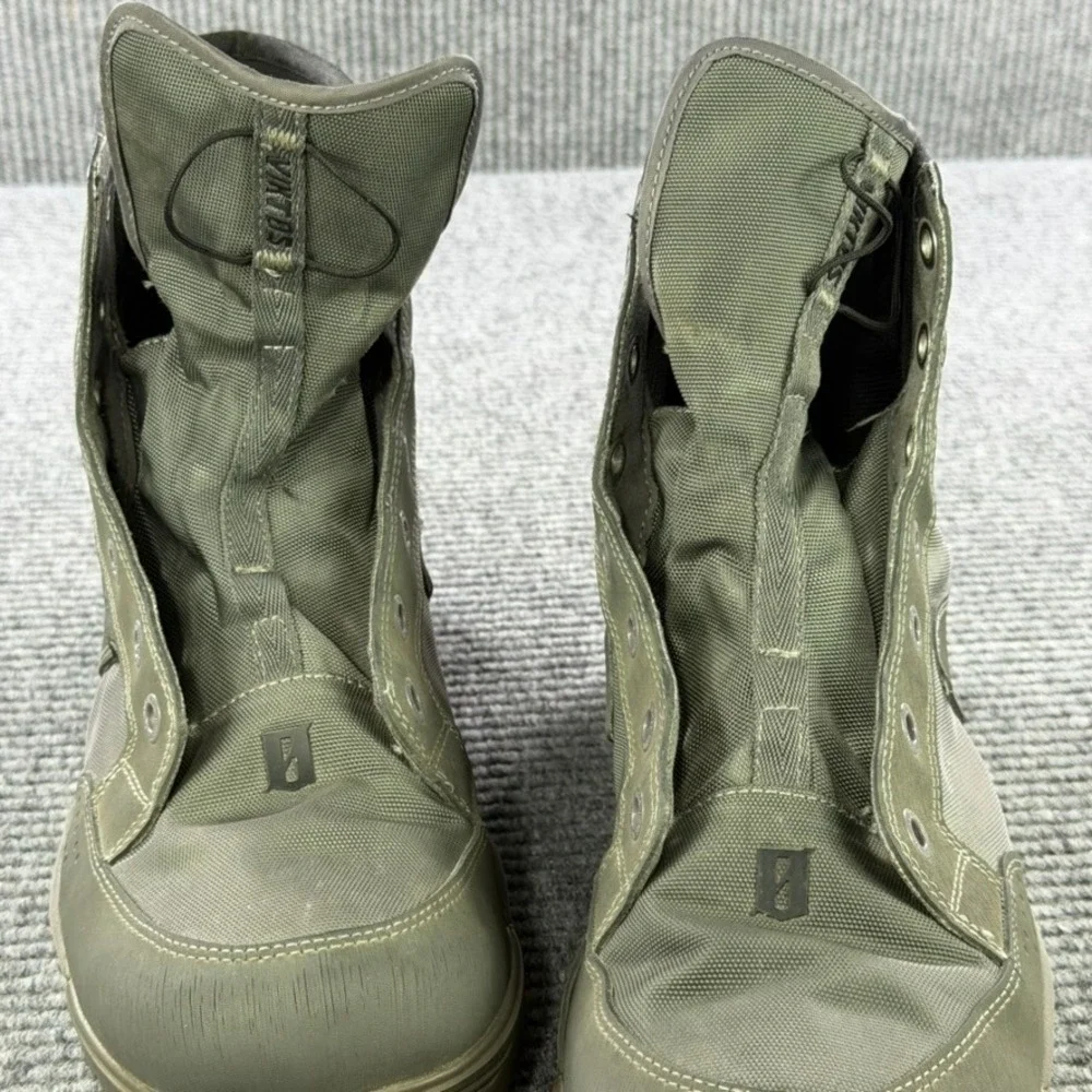 Viktos Johnny Combat Waterproof Boots Mens 11 Ranger Green Tactical No Laces